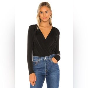 NWT Free People Turnt Bodysuit in Black- Small